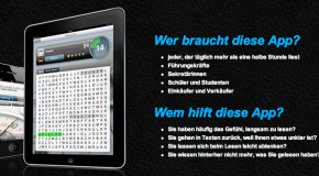 Schneller lesen fürs iPhone und iPad – Spielerisch die Lesetechnik verbessern
